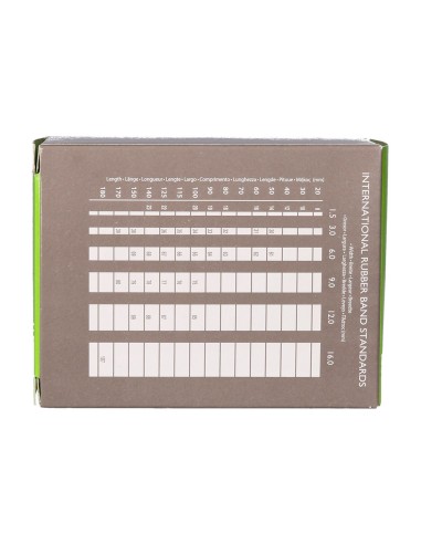 GOMILLAS ELASTICAS Q-CON.100 GR NUMERO 12