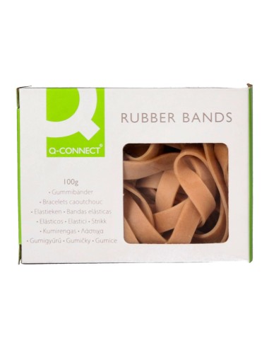 BANDAS ELASTICAS Q-CON.100 GR 100X9 MM NUMERO 10 BANDAS ELASTICAS Q-CON.100 GR 100X9 MM NUMERO 10