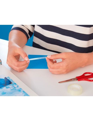 CINTA ADHESIVA Q-CON.INVISIBLE 7,5 MT X 19 MM PORTARROLLO BLISTER