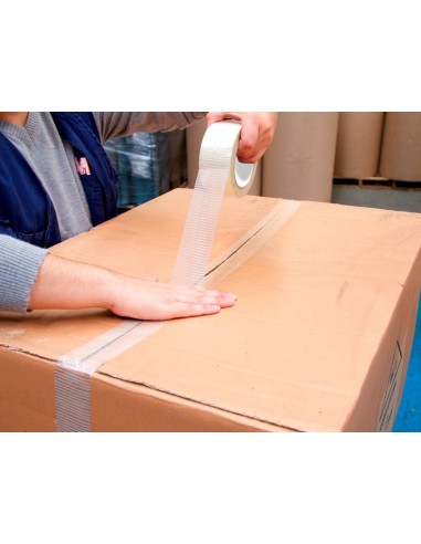 CINTA ADHESIVA Q-CONNECT MONOFILAMENTOS TRANSPARENTE 50 MT X 50 MM P