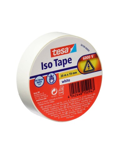 CINTA ADH. AISLANTE TESA 20MT.X 19MM BL.