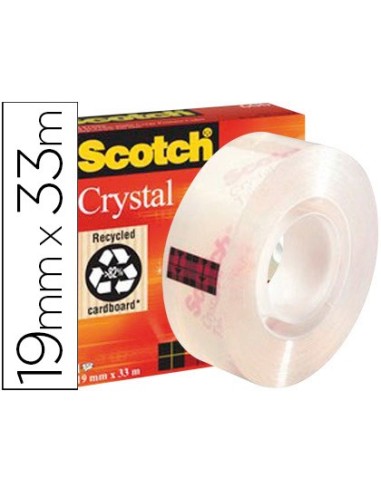 CINTA ADH. SCOTCH SUPERTPTE.33X19 MM 600/1933CI