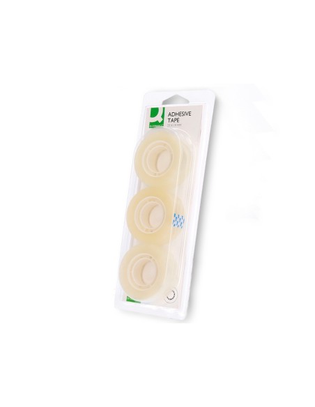 CINTA ADHESIVA Q-CONNECT 33 MT X 19 MM -BLISTER 3