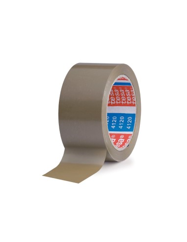 CINTA EMBALAR ADH. TESA PVC COLOR MARRON 66MTSX50MM