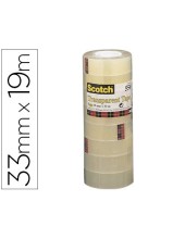 CINTA ADH. SCOTCH ACORDEONPACK 8 550 19X33 MM