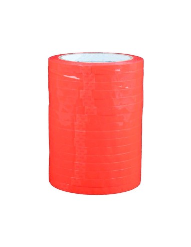 CINTA ADH. Q-CON.66M X 9MM ROJA CERRAR BOLSAS