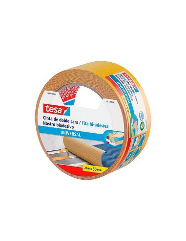 CINTA ADHESIVA TESA DOBLE CARA UNIVERSAL 25 M X 50 MM