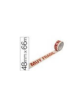 CINTA ADH.  POLIPR. BLANCA  66X48 MM EMBALAJE MUY FRAGIL 2