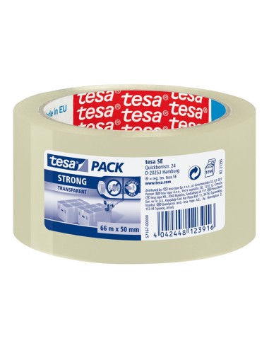 CINTA EMBALAR ADH.TESA TPTE.STRONG 66 MT X 50MM. BAJO RUIDO 57167