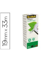 CINTA ADHESIVA SCOTCH MAGIC 33X19 MM PACK DE 9 ROLLOS 900-1933-9