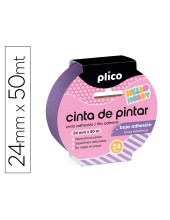 CINTA ADH. PLICO PINTOR BAJA ADHESION 50MT.X 24MM