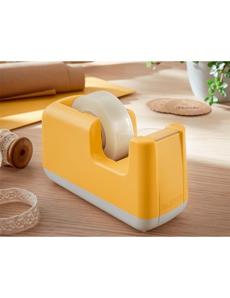 PORTARROLLO LEITZ COSY PLAST.CINTAS 33MT.AM.