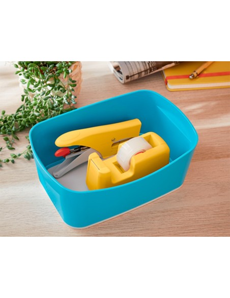 PORTARROLLO LEITZ COSY PLAST.CINTAS 33MT.AM.