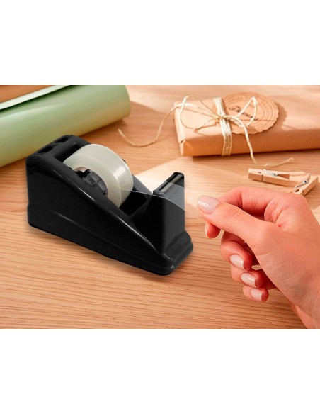 PORTARROLLO Q-CON.PLASTICO CINTA 33MT.NG.135X58X60MM