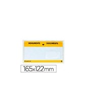 SOBRE AUTOADHESIVO Q-CON. MULTILINGUE 165X130 MM VENTANA TPTE.PAQ 100 2