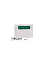 SOBRE AUTOADHESIVO Q-CON.PORTADOCU MULTI 240X180MM S/V 100%  100 UD. 2