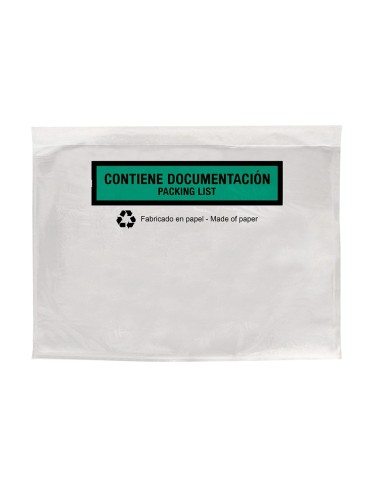 SOBRE AUTOADHESIVO Q-CON.PORTADOCU MULTI 240X180MM S/V 100%  100 UD. SOBRE AUTOADHESIVO Q-CON.PORTADOCU MULTI 240X180MM S/V 100%  100 UD.