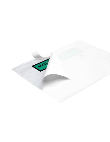 SOBRE AUTOADHESIVO Q-CON.PORTADOCU MULTI 240X180MM S/V 100%  100 UD. SOBRE AUTOADHESIVO Q-CON.PORTADOCU MULTI 240X180MM S/V 100%  100 UD.