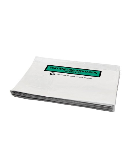 SOBRE AUTOADHESIVO Q-CON.PORTADOCU MULTI 240X180MM S/V 100%  100 UD. SOBRE AUTOADHESIVO Q-CON.PORTADOCU MULTI 240X180MM S/V 100%  100 UD.