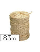 CUERDA SISAL 3 CABOS LIDERPAPEL ROLLO 1/2 KG