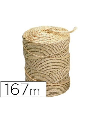 CUERDA SISAL 3 CABOS LIDERPAPEL ROLLO 1 KG