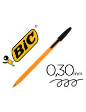 BOLIGRAFO BIC NARANJA NEGRO