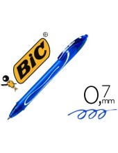 BOLIGRAFO BIC GELOCITY QUICK DRY RETRACTIL TINTA GEL AZ.PUNTA 0,7 MM