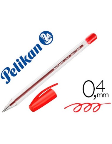 BOLIGRAFO PELIKAN STICK SUPER SOFT ROJO