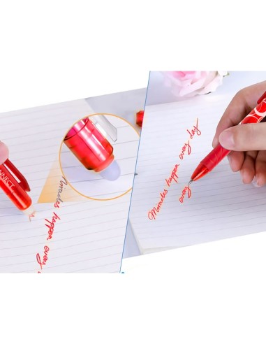 BOLIGRAFO Q-CON.RETRACTIL BORRABLE 0,7 MM RJ.