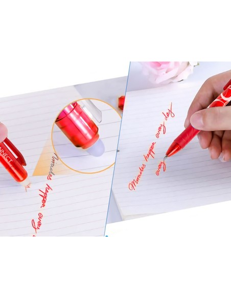 BOLIGRAFO Q-CON.RETRACTIL BORRABLE 0,7 MM RJ.