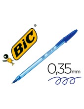 BOLIGRAFO BIC CRISTAL SOFT AZ. PUNTA 1,2MM