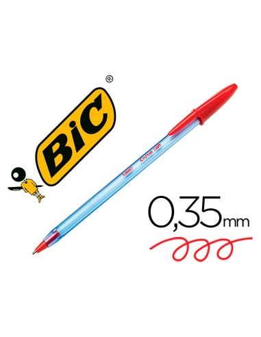 BOLIGRAFO BIC CRISTAL SOFT RJ. PUNTA 1,2MM