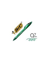 BOLIGRAFO BIC GELOCITY QUICK DRY RETRACTIL TINTA GEL VER.PUNTA 0,7 MM 2