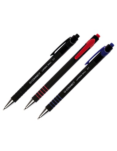 BOLIGRAFO Q-CON.RETRACTIL GRIP 0,7MM AZ.
