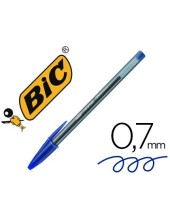 BOLIGRAFO BIC CRISTAL ULTRAFINE PUNTA FORMA AGUJA 0,7MM AZ.