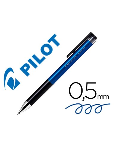 BOLIGRAFO PILOT SYNERGY POINT RETRACTIL SUJECION CAUCHO GEL 0,5MM AZ.