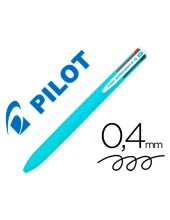 BOLIGRAFO PILOT SUPER GRIP G 4 RETRACTIL SUJECION CAUCHO CUERPO AZ.