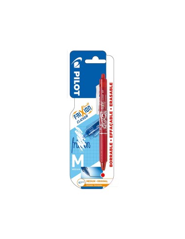 BOLIGRAFO PILOT FRIXION CLICKER BORRABLE 0,7MM PUNTA MEDIA RJ. BLIST BOLIGRAFO PILOT FRIXION CLICKER BORRABLE 0,7MM PUNTA MEDIA RJ. BLIST