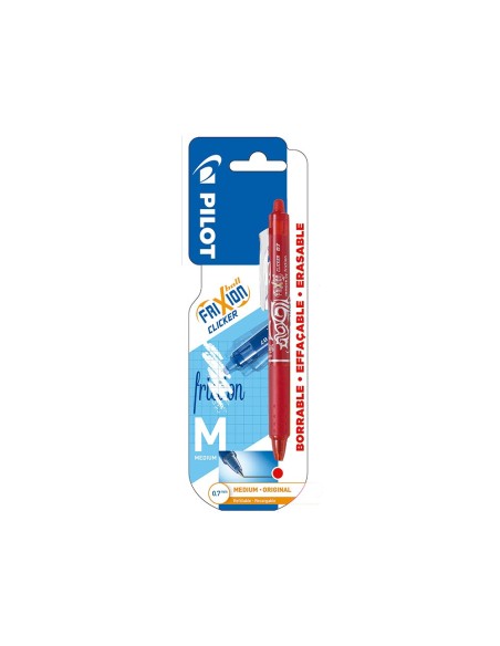 BOLIGRAFO PILOT FRIXION CLICKER BORRABLE 0,7MM PUNTA MEDIA RJ. BLIST BOLIGRAFO PILOT FRIXION CLICKER BORRABLE 0,7MM PUNTA MEDIA RJ. BLIST