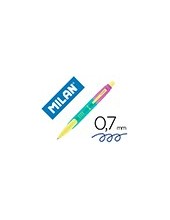 BOLIGRAFO MILAN COMPACT SUNSET RETRACTIL TINTA AZ. 1MM SURT. 2