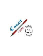 BOLIGRAFO PILOT BPS-GP ROJO SUJECION CAUCHO BASE ACEITE C/CAPUCHON 2