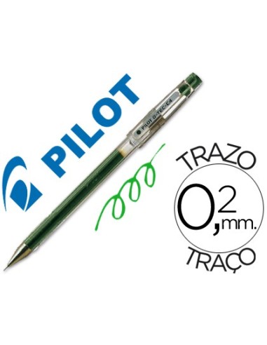 BOLIGRAFO PILOT PUNTA AGUJA G-TEC-C4 VERDE