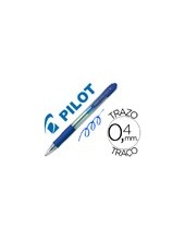 BOLIGRAFO PILOT SUPER GRIP AZUL RETR.SUJECION CAUCHO BASE ACEITE 2