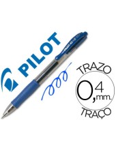 BOLIGRAFO PILOT G-2 AZUL TINTA GEL RETR.-SUJECION CAUCHO