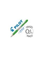 BOLIGRAFO PILOT SUPER GRIP VER CLARO RETR.-SUJECION CAUCHO BASE ACEIT 2