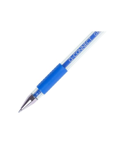 BOLIGRAFO Q-CON TINTA GEL AZUL 0.7 MM SUJECION DE CAUCHO