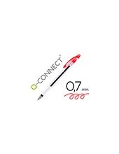 BOLIGRAFO Q-CON DELTA ROJO -SUJECION DE CAUCHO -CON CAPUCHON 2