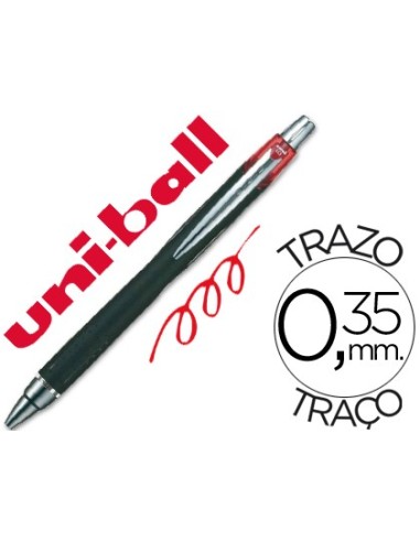 BOLIGRAFO UNI-BALL JETSTRAM SXN-210 RETR.COLOR ROJO