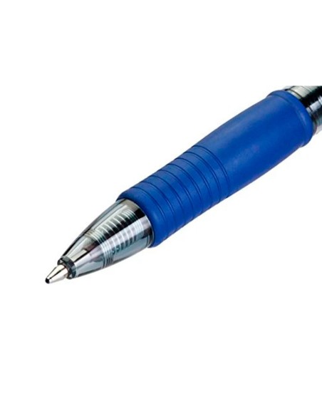 BOLIGRAFO Q-CON AZUL RETRACTIL -CON SUJECION DE CAUCHO BOLIGRAFO Q-CON AZUL RETRACTIL -CON SUJECION DE CAUCHO