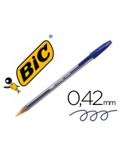 BOLIGRAFO BIC CRISTAL X-LARGE TINTA AZUL 1,6 MM